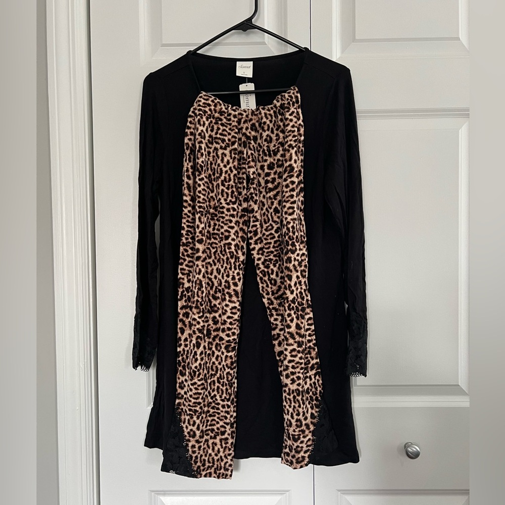 NWT Soma COOL NIGHTS Long Sleeve Pj Set Small